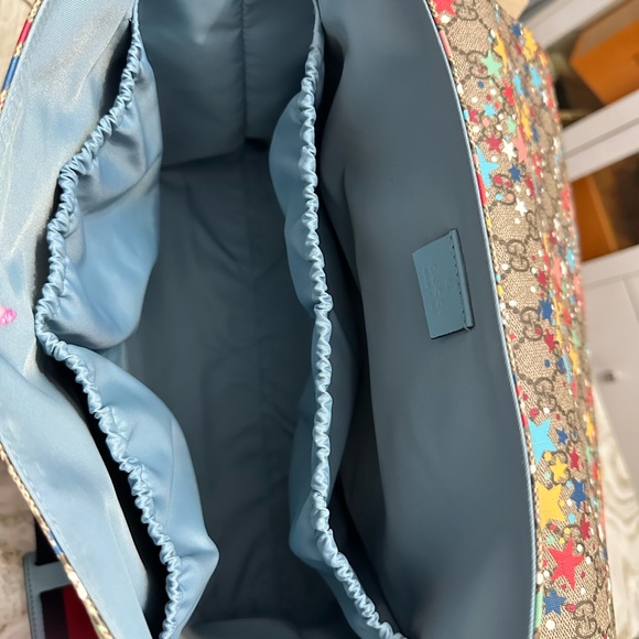 Gucci GG Supreme Star Monogram coated canvas diaper bag.  Limited Addition - Picture 2 of 15